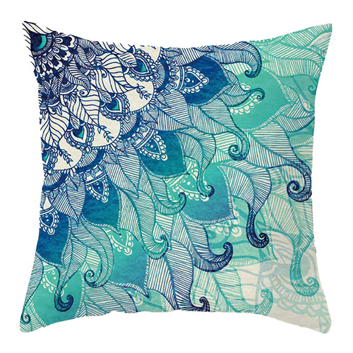 Turquoise blue cushion clearance covers